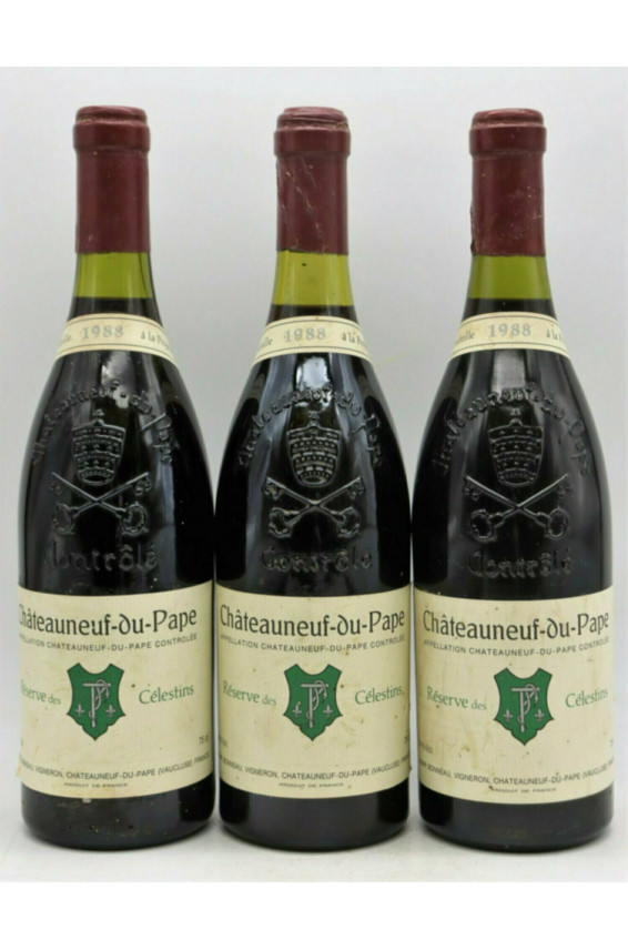 Henri Bonneau Châteauneuf du Pape Réserve des Célestins 1988