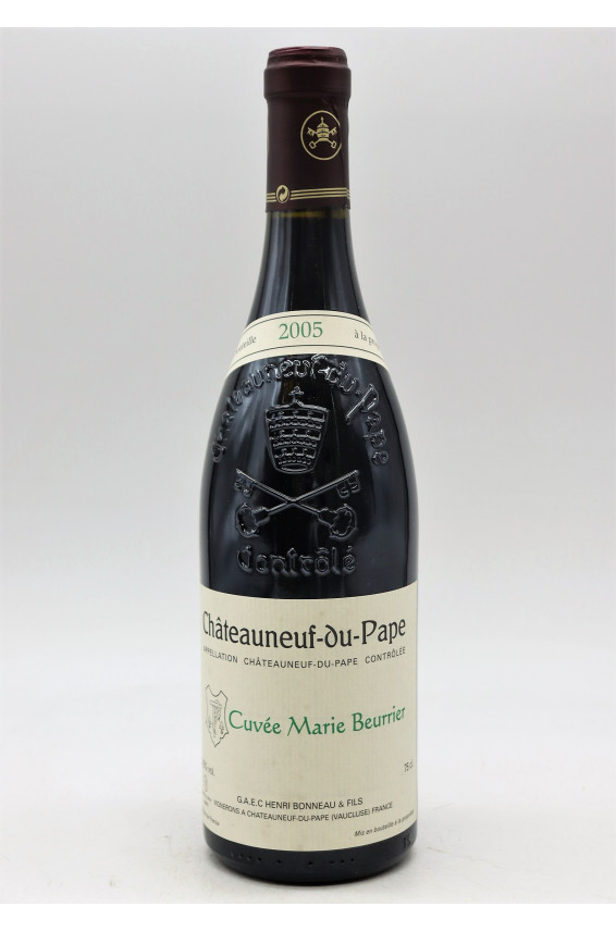 Henri Bonneau Châteauneuf du Pape Marie Beurrier 2005