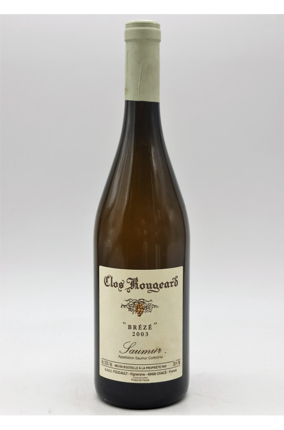 Clos Rougeard Saumur Brézé 2003