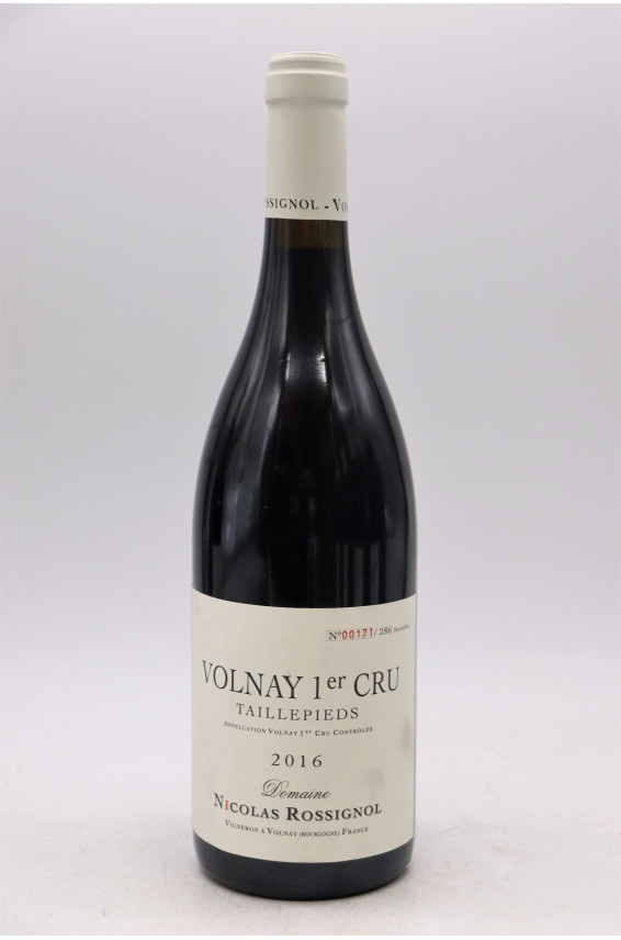 Nicolas Rossignol Volnay 1er cru Taillepieds 2016