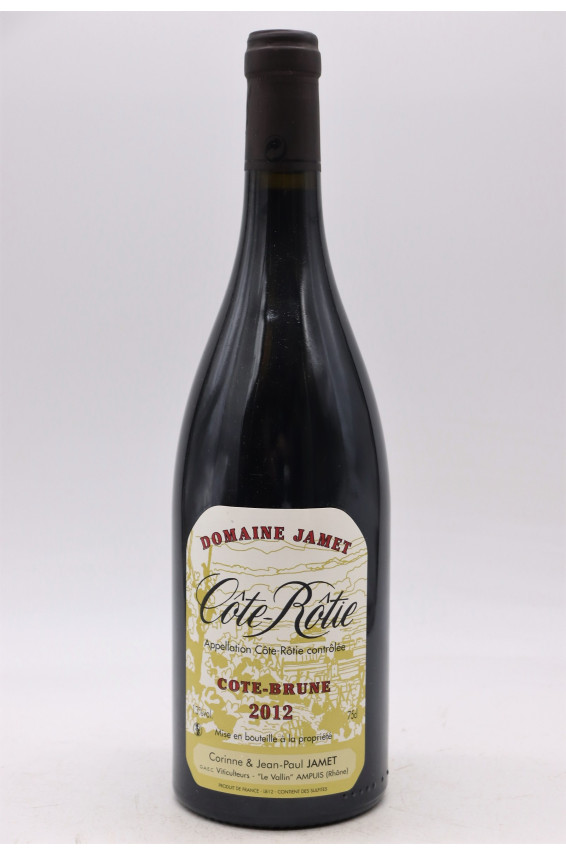 Jamet Côte Rôtie Côte Brune 2012