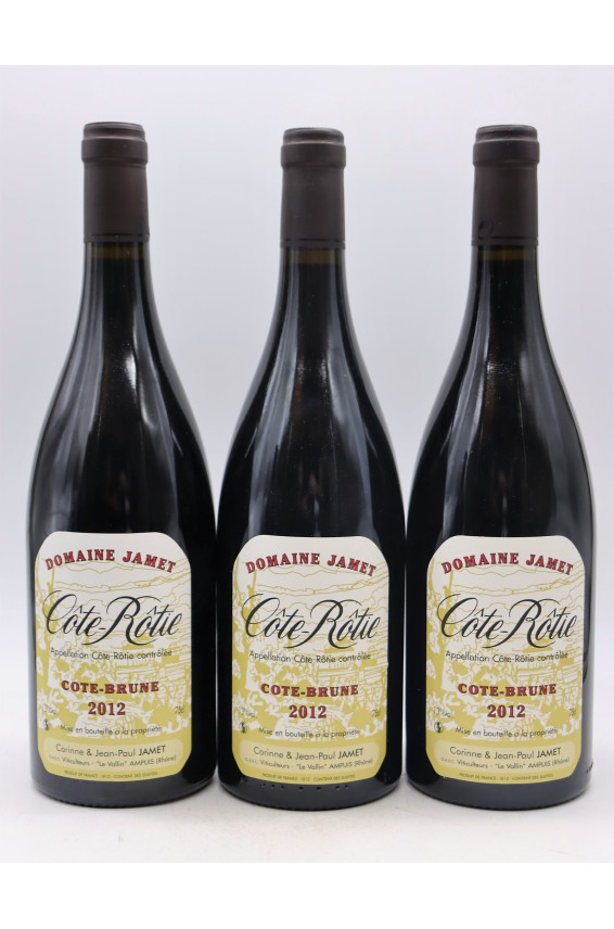 Jamet Côte Rôtie Côte Brune 2012