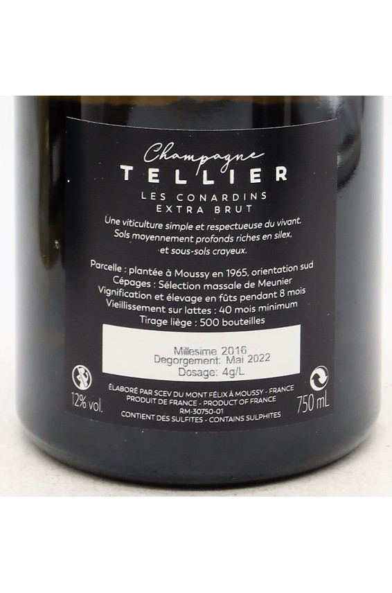 Tellier Les Conardins Extra Brut 2016