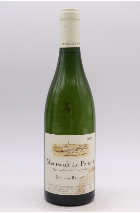 Jean Marc Roulot Meursault 1er cru Porusot 2007 - PROMO -5% !