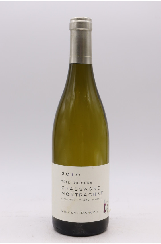 Vincent Dancer Chassagne Montrachet 1er cru Tête du Clos 2010