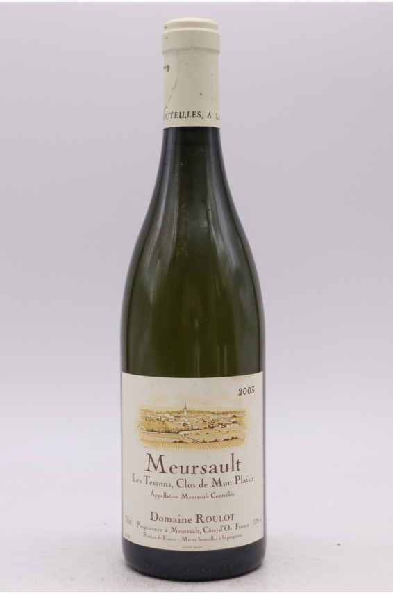 Domaine Roulot Meursault les Tessons Clos de Mon Plaisir 2003