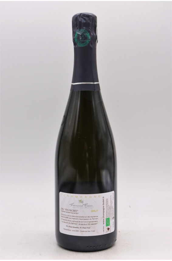 Françoise Bedel Dis Vin Secret Brut