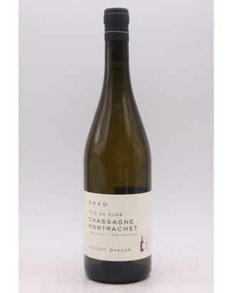 Vincent Dancer Chassagne Montrachet 1er cru Tête du Clos 2020