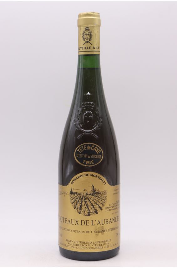 Montgilet Côteaux de l'Aubance Tête de Cave Trié Sélection de Grains Nobles 1990