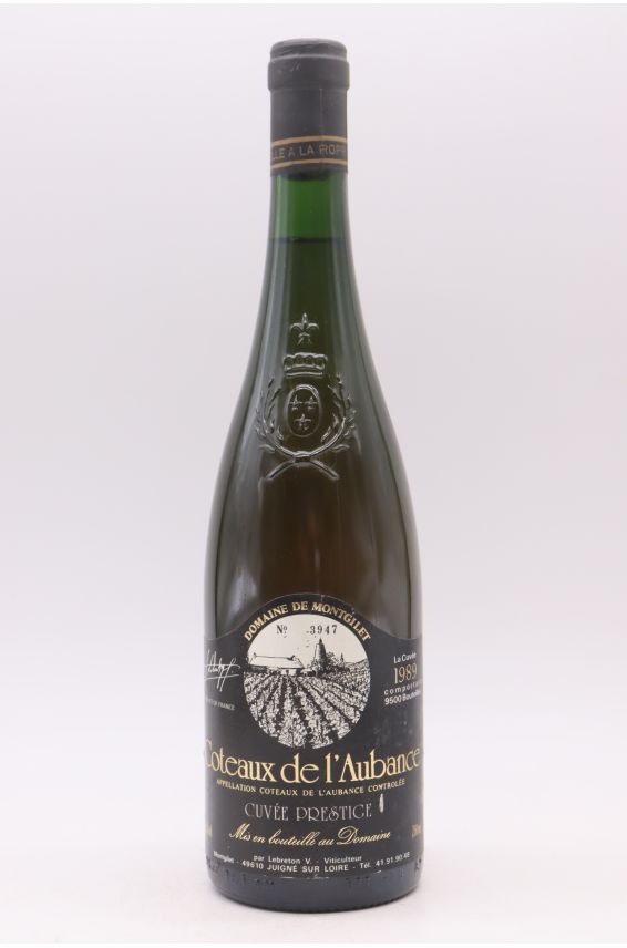 Montgilet Côteaux de l'Aubance Cuvée Prestige Sélection de Grains Nobles 1989