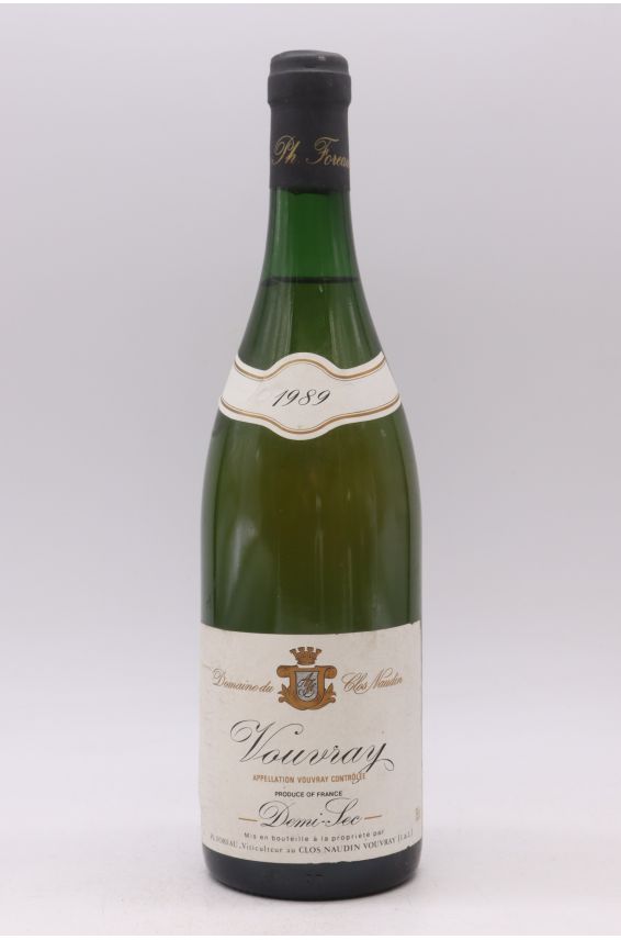 Foreau Vouvray Demi Sec 1989