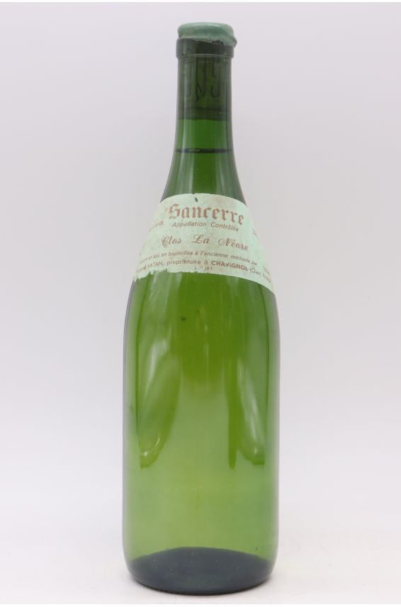 Edmond Vatan Sancerre Clos la Néore 2001