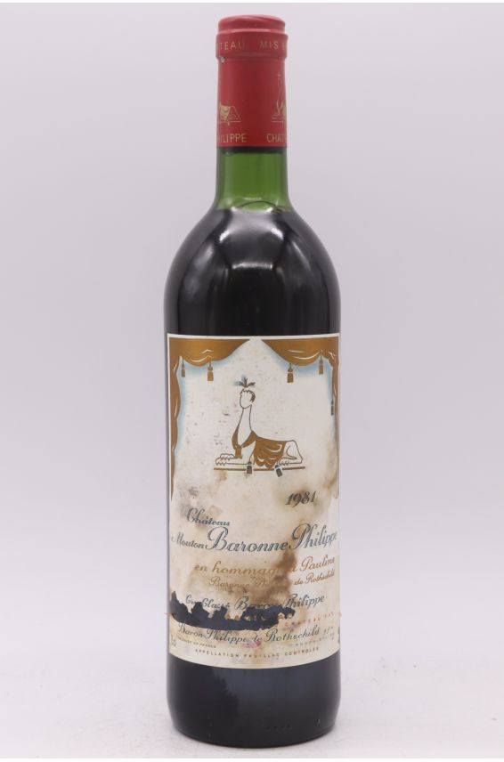 Mouton Baron Philippe 1981 - PROMO -10% !