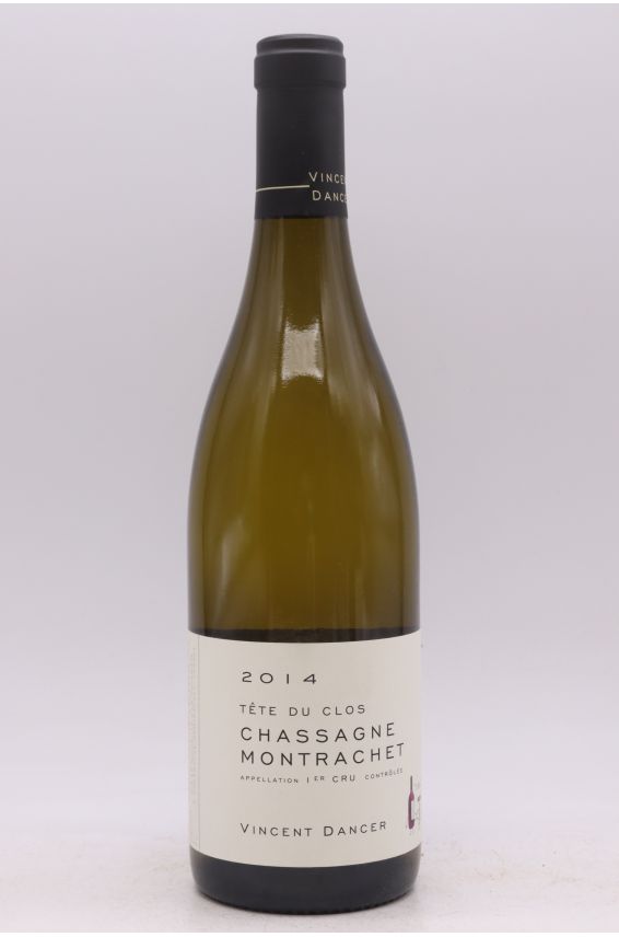 Vincent Dancer Chassagne Montrachet 1er cru Tête du Clos 2014