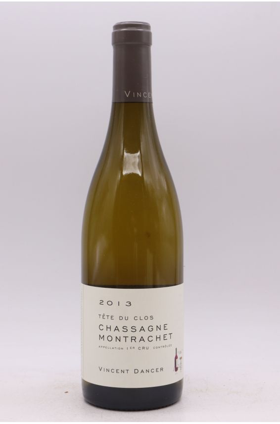 Vincent Dancer Chassagne Montrachet 1er cru Tête du Clos 2013