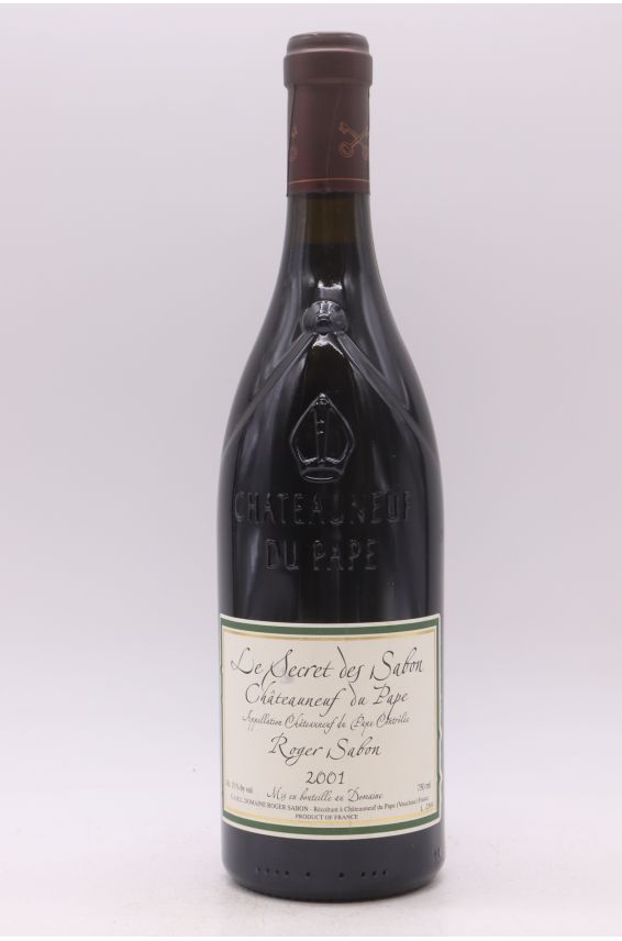 Roger Sabon Châteauneuf du Pape Le Secret des Sabon 2001