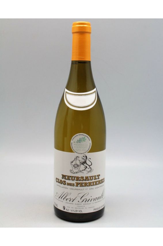 Albert Grivault Meursault 1er cru Clos des Perrières 2020