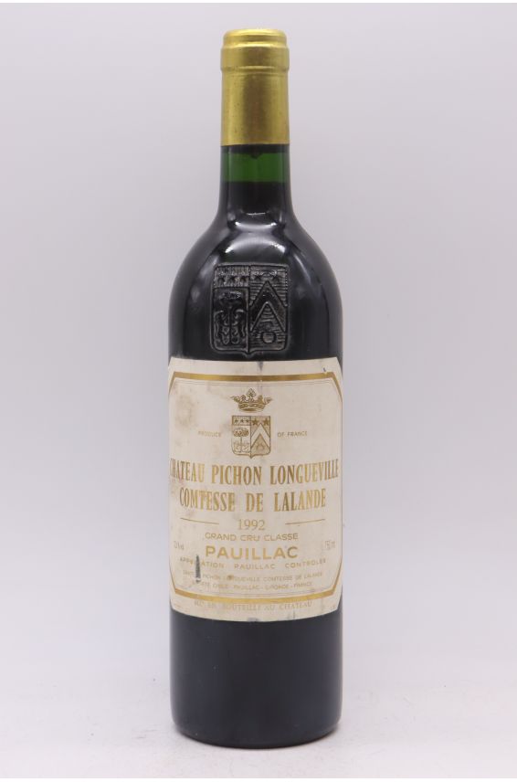 Pichon Longueville Comtesse de Lalande 1992