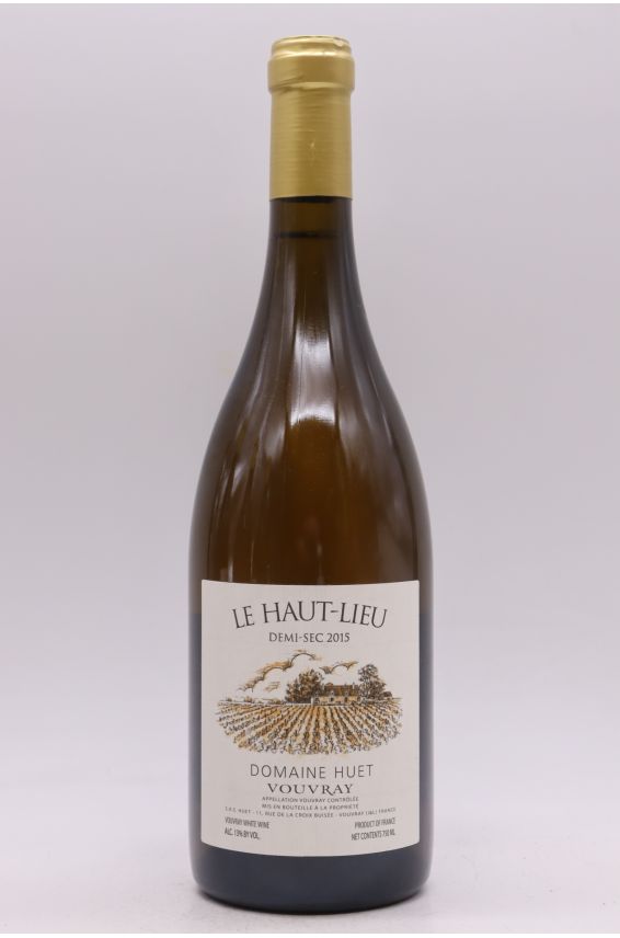 Huet Vouvray Le Haut Lieu Demi Sec 2015