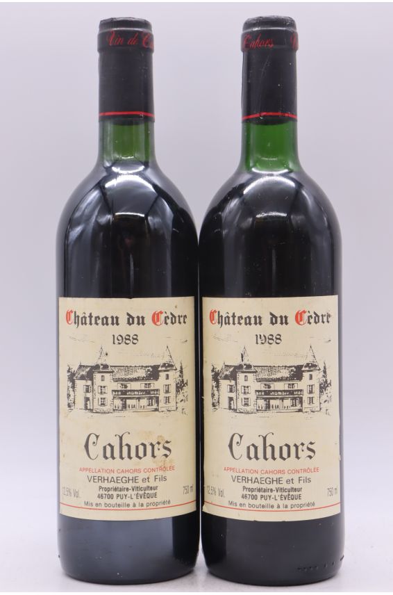 Château du Cèdre Cahors 1988