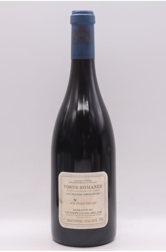 Comte Liger Belair Vosne Romanée 1er cru Les Chaumes 2002 - PROMO -10% !