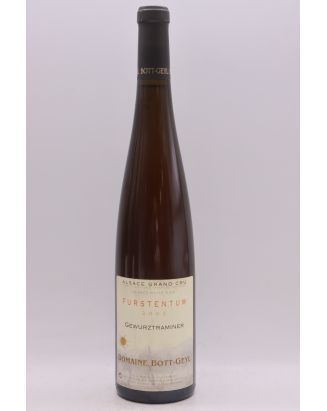 Bott Geyl Alsace Grand Cru Gewurztraminer Furstentum 2003