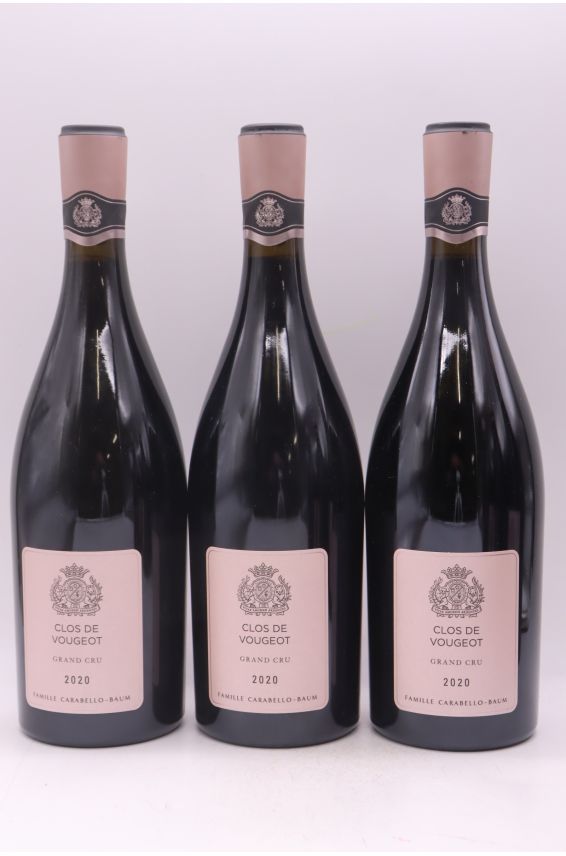 Famille Carabello Baum Château de Pommard Clos Vougeot 2020