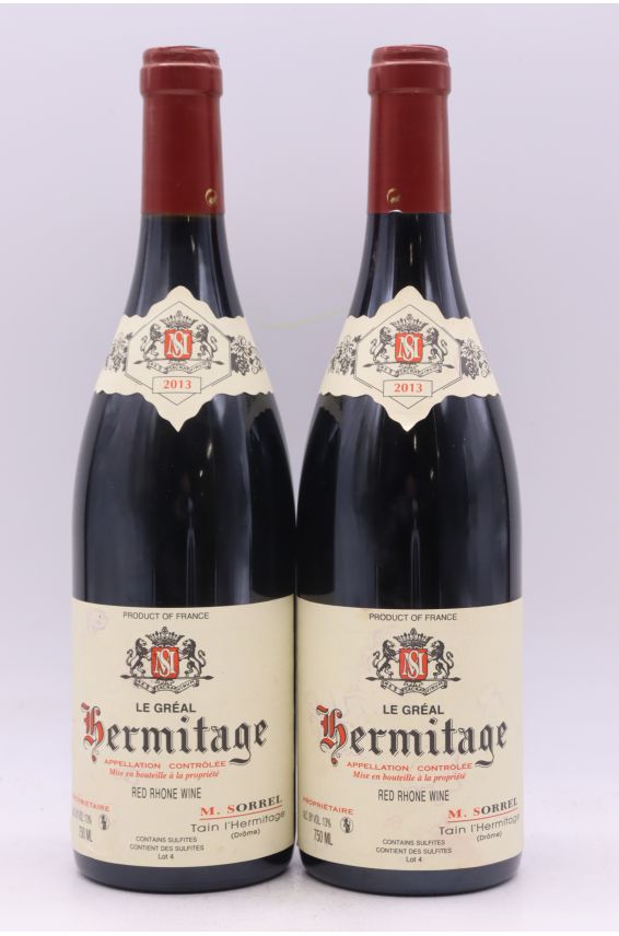 Marc Sorrel Hermitage Le Gréal 2013