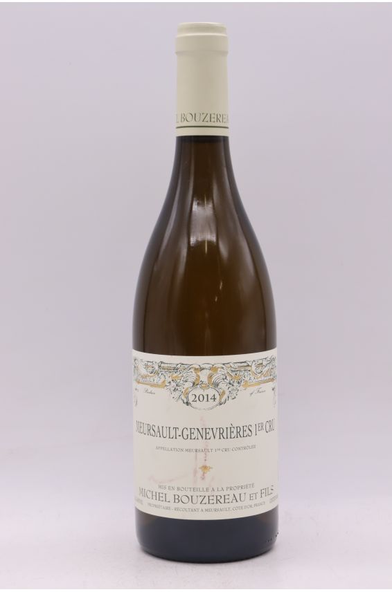 Michel Bouzereau Meursault 1er Cru Les Genevrières 2014