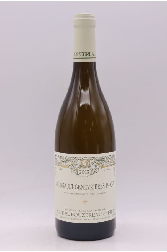 Michel Bouzereau Meursault 1er Cru Les Genevrières 2017