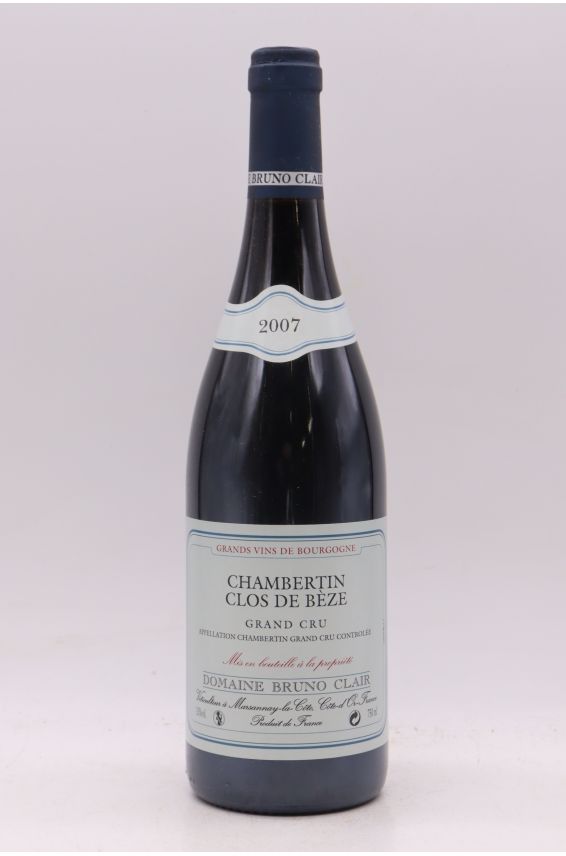 Bruno Clair Chambertin Clos de Bèze 2007