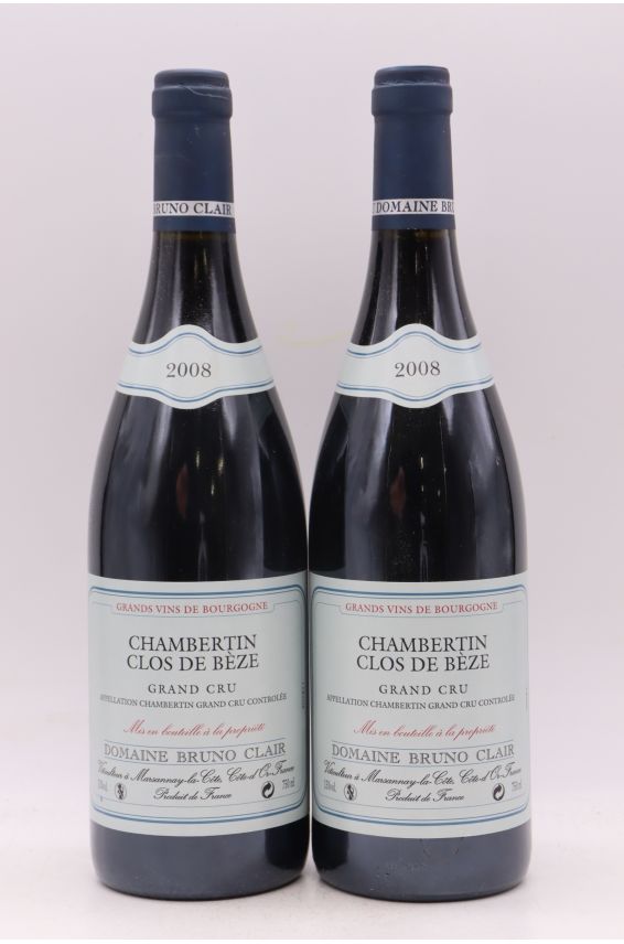 Bruno Clair Chambertin Clos de Bèze 2008