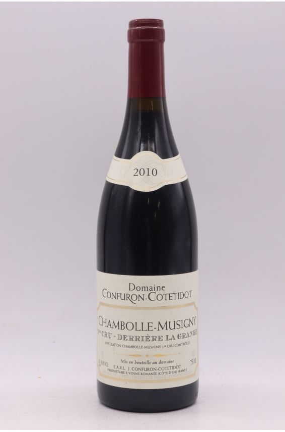 Confuron Cotetidot Chambolle Musigny 1er cru Derrière la Grange 2010