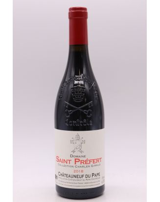 Saint Préfert Châteauneuf du Pape Collection Charles Giraud 2018