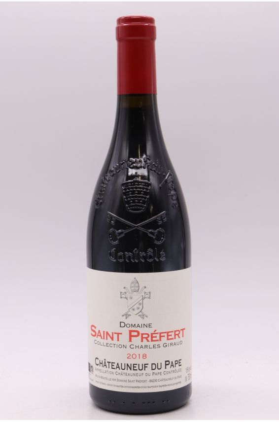 Saint Préfert Châteauneuf du Pape Collection Charles Giraud 2018