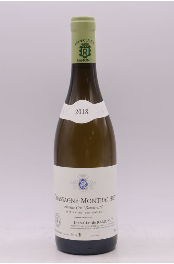 Ramonet Chassagne Montrachet 1er cru Les Boudriottes 2018 blanc