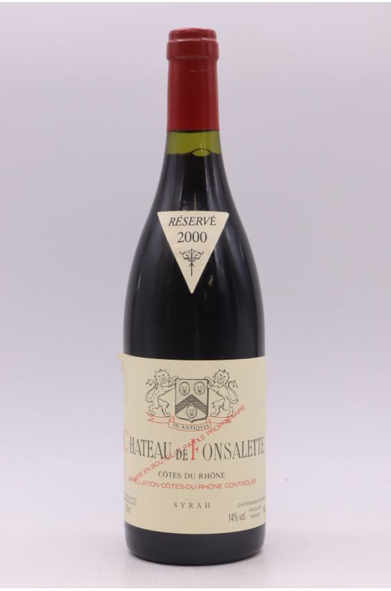 Fonsalette Syrah 2000