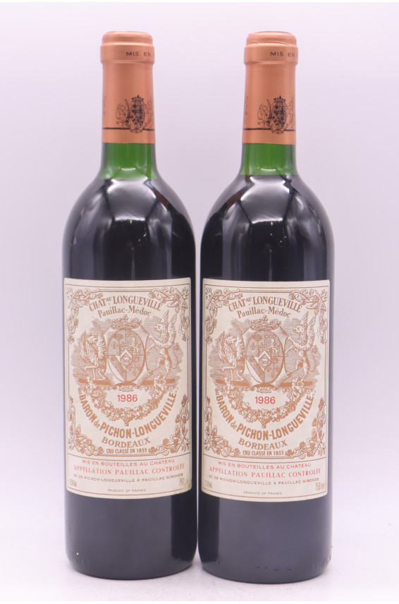 Pichon Longueville Baron 1986