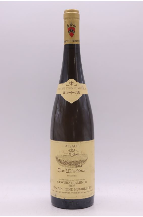 Zind Humbrecht Alsace Gewurztraminer Clos Windsbuhl 2003