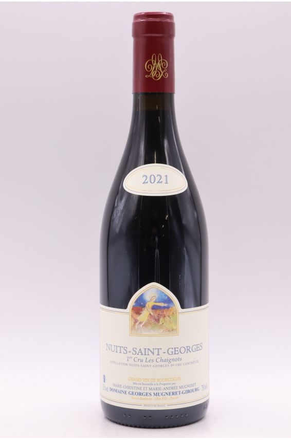 Mugneret Gibourg Nuits Saint Georges 1er cru Les Chaignots 2021