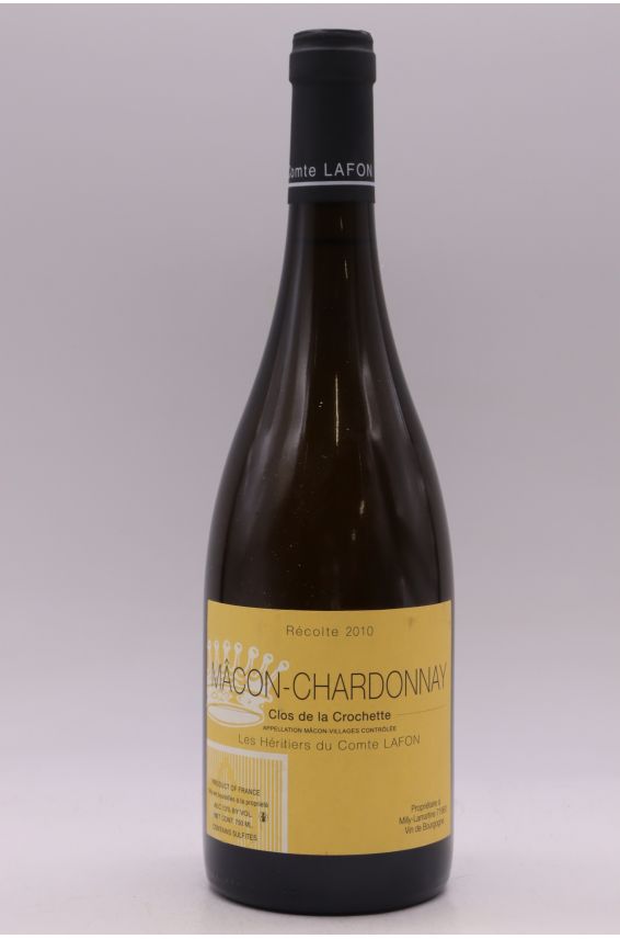 Héritiers du Comte Lafon Mâcon Chardonnay Clos de la Crochette 2010