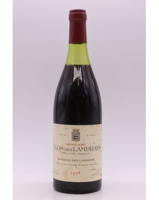 Clos des Lambrays 1978 -10% DISCOUNT !