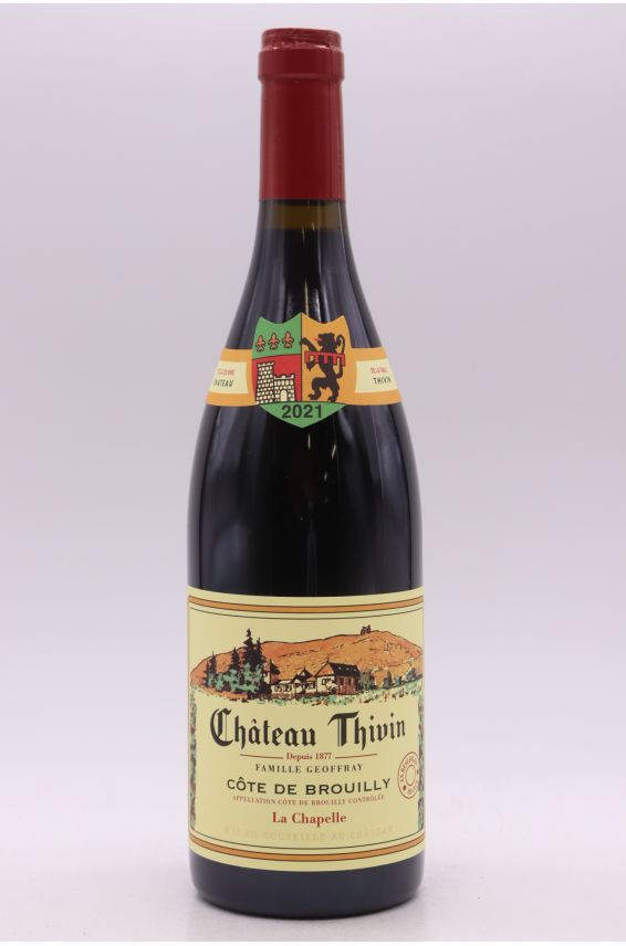 Château Thivin Côte de Brouilly La Chapelle 2021