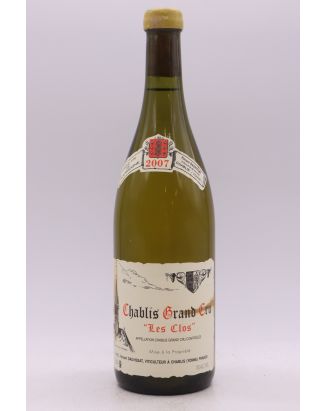Vincent Dauvissat Chablis Grand cru Les Clos 2007