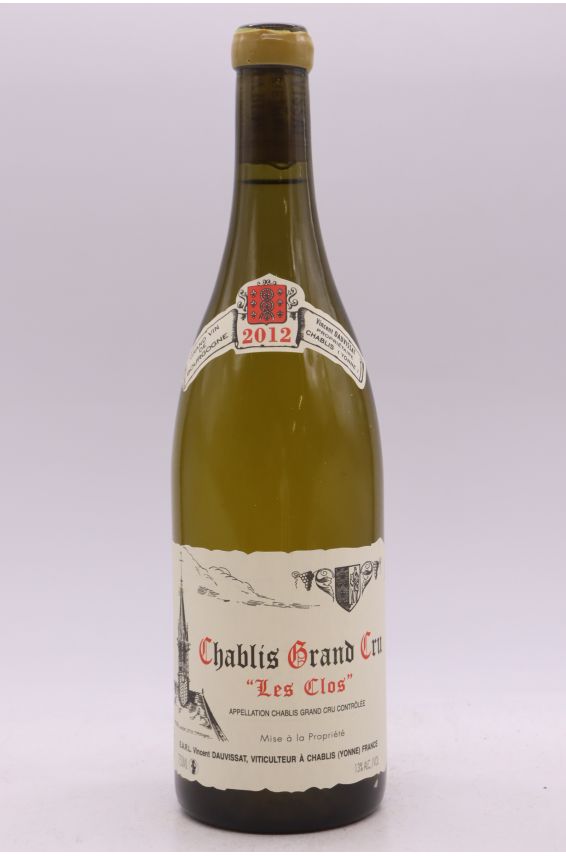 Vincent Dauvissat Chablis Grand cru Les Clos 2012 -5% DISCOUNT !