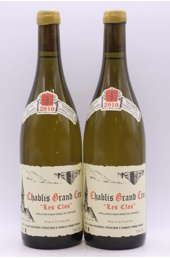 Vincent Dauvissat Chablis Grand cru Les Clos 2010