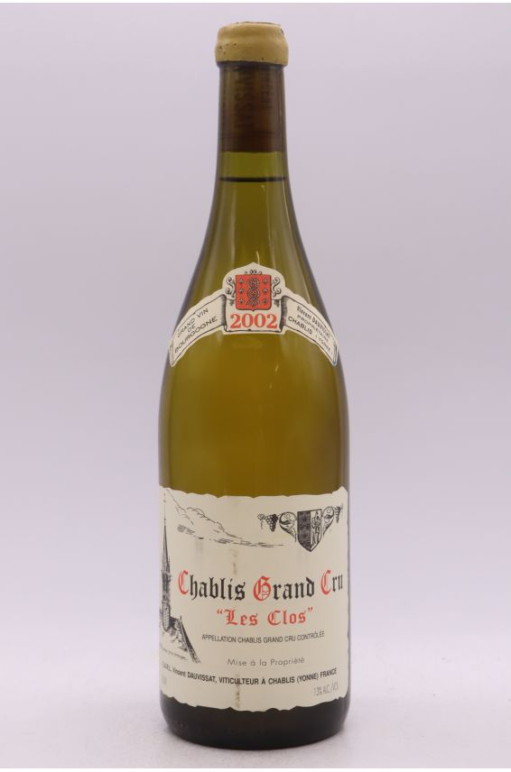 Vincent Dauvissat Chablis Grand cru Les Clos 2002