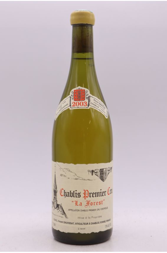 Vincent Dauvissat Chablis 1er cru Forest 2003