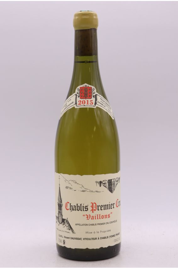 Vincent Dauvissat Chablis 1er cru Vaillons 2015