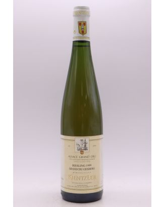Kientzler Alsace Grand Cru Riesling Geisberg 1999